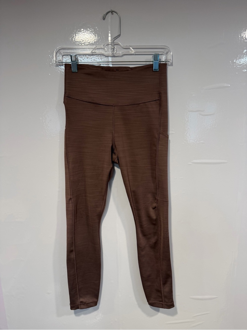 Athleta Ultimate Stash‎ Pocket Purple Brown Active Leggings